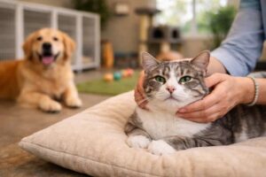 کاهش استرس حیوانات خانگی در پانسیون حرفهای و امن
